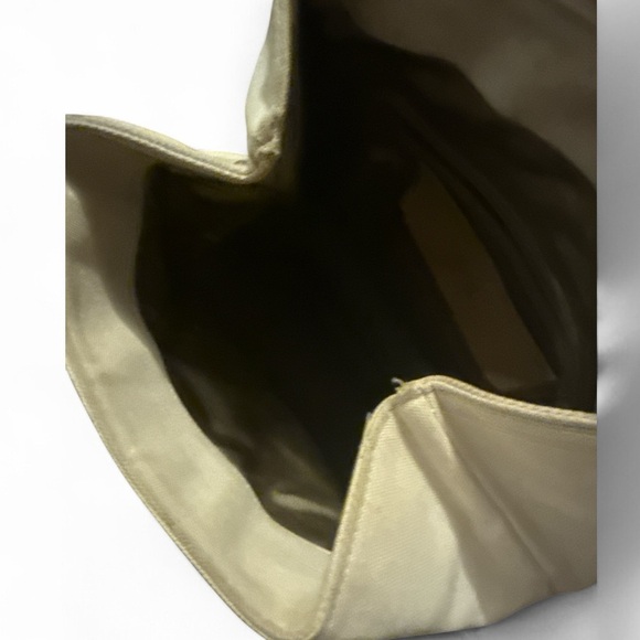 Escada Vintage canvas and leather Tan and Cream backpack - Picture 5 of 11